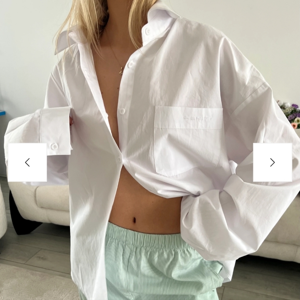 White button down shirt